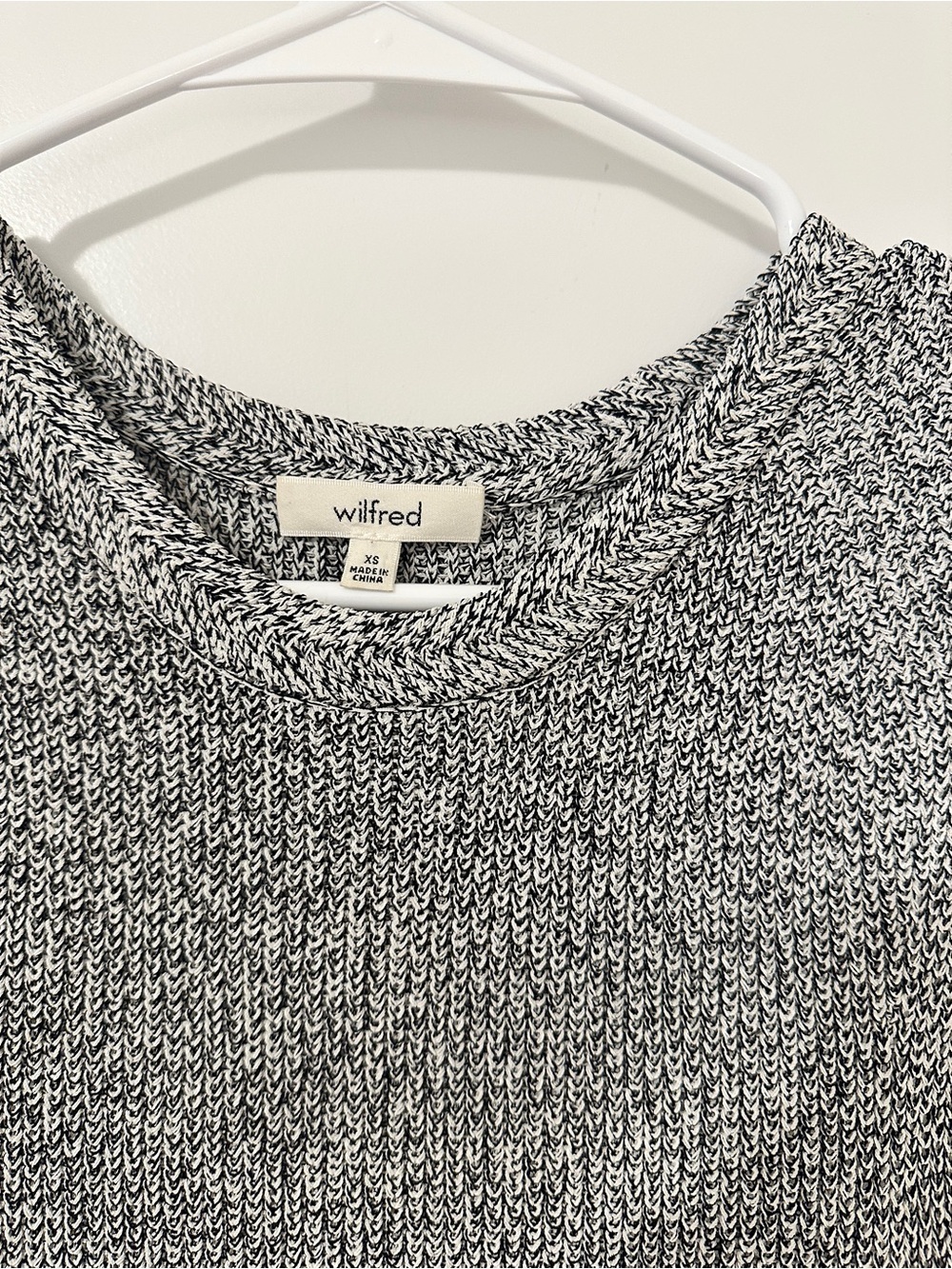 Aritzia Wilfred Palmier Sleeveless Split Hem Tunic Knit Sweater Top Size XS - Picture 5 of 12